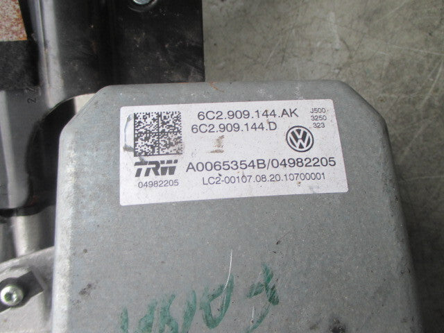 SKODA FABIA TYPE NJ 2020 POWER STEERING COLUMN 6C2909144AK