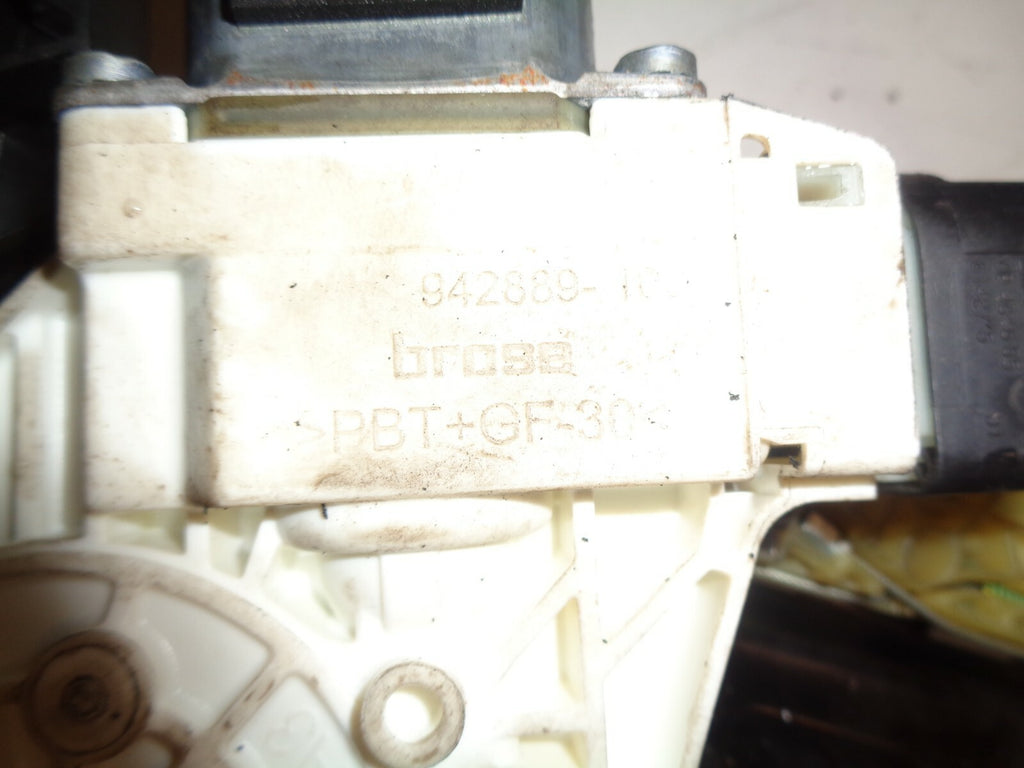 BMW 5 SERIES F10 2014 OSR DRIVER REAR DOOR WINDOW MOTOR WITH REGULATOR 7182122