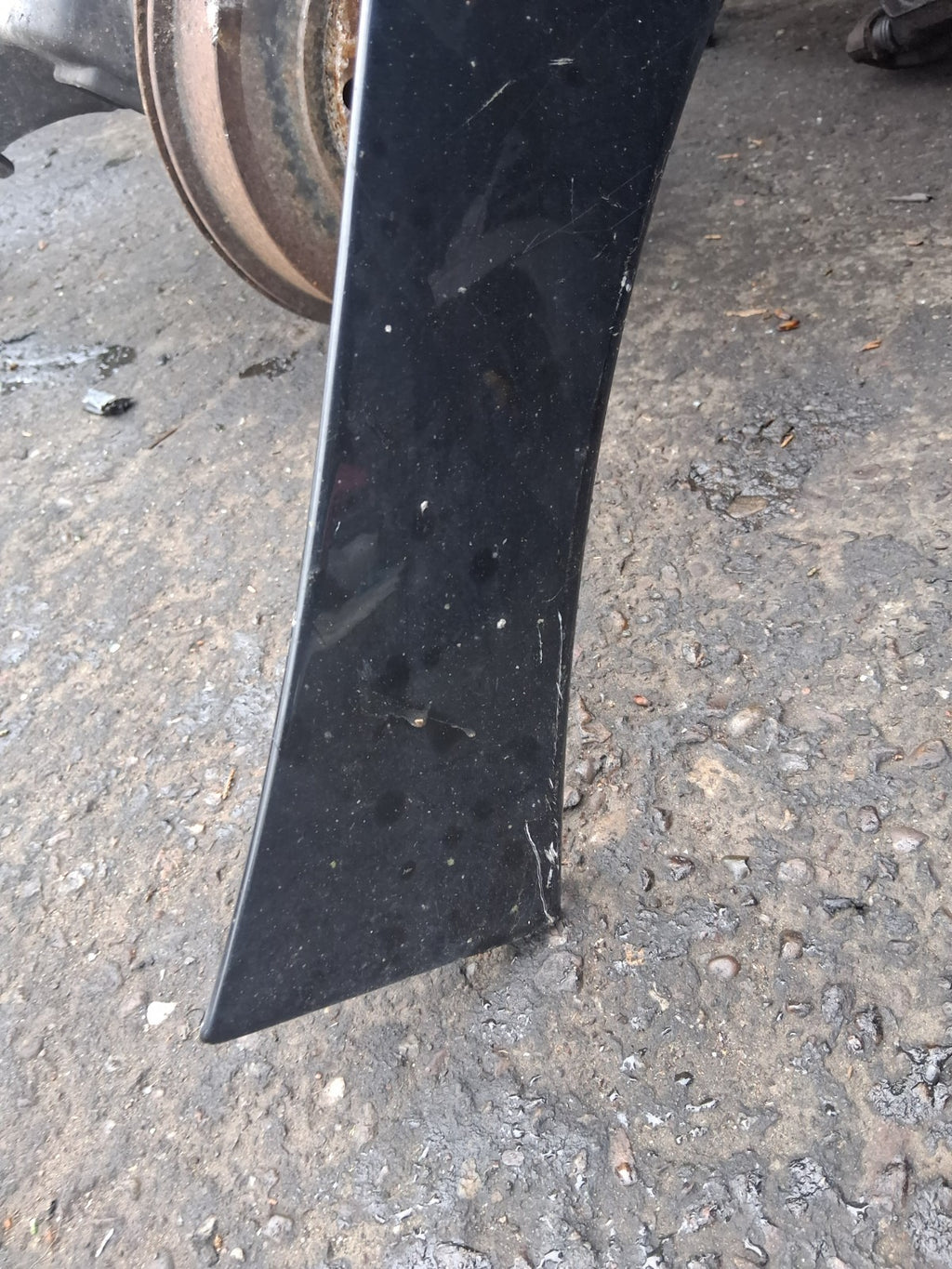2012 PEUGEOT 207 OSF DRIVER SIDE FRONT RIGHT WING PANEL BLACK