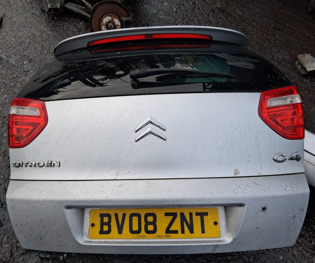 2008 CITROEN C4 PICASSO COMPLETE REAR TAILGATE BOOTLID SILVER