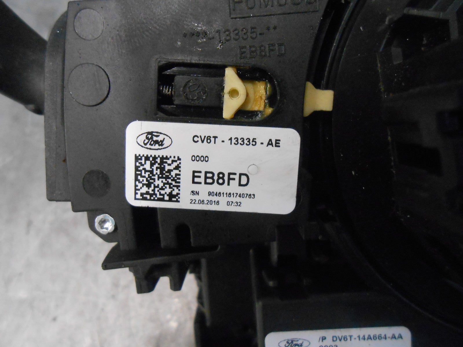 FORD TRANSIT CONNECT MK2 2017 AIR BAG SQUIB & CONTROL STALKS DV6T13N064AF