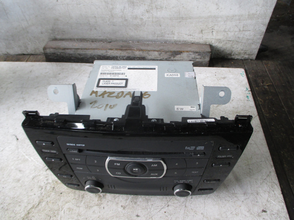 MAZDA 6 2010 RADIO CD PLAYER STEREO HEAD UNIT GER4669RX