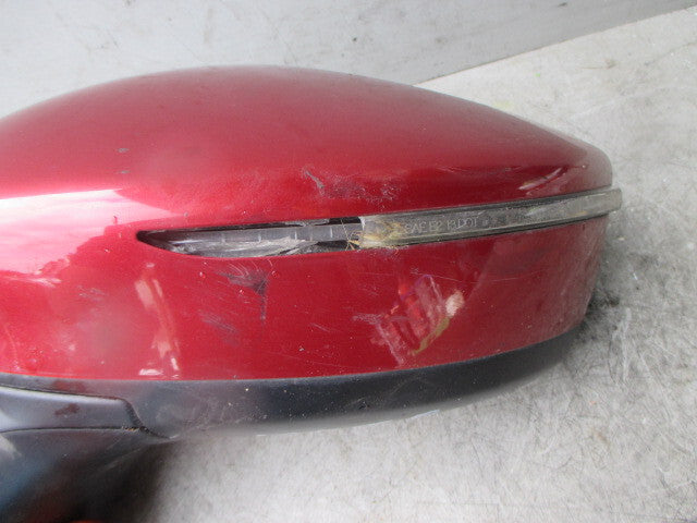 NISSAN NOTE E12 2015 HATCHBACK POWERFOLD NS PASSENGER SIDE FRONT WING MIRROR RED
