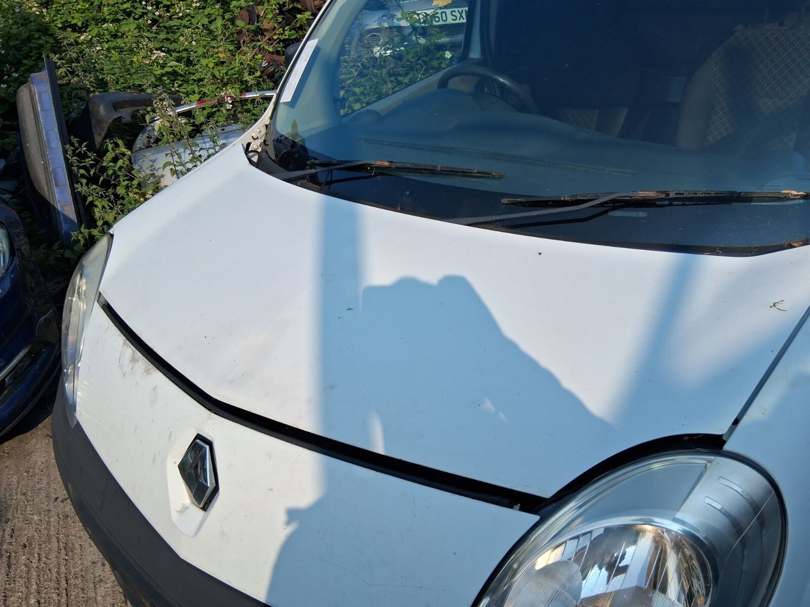 RENAULT KANGOO MK2 2010 FRONT BONNET HOOD PANEL WHITE