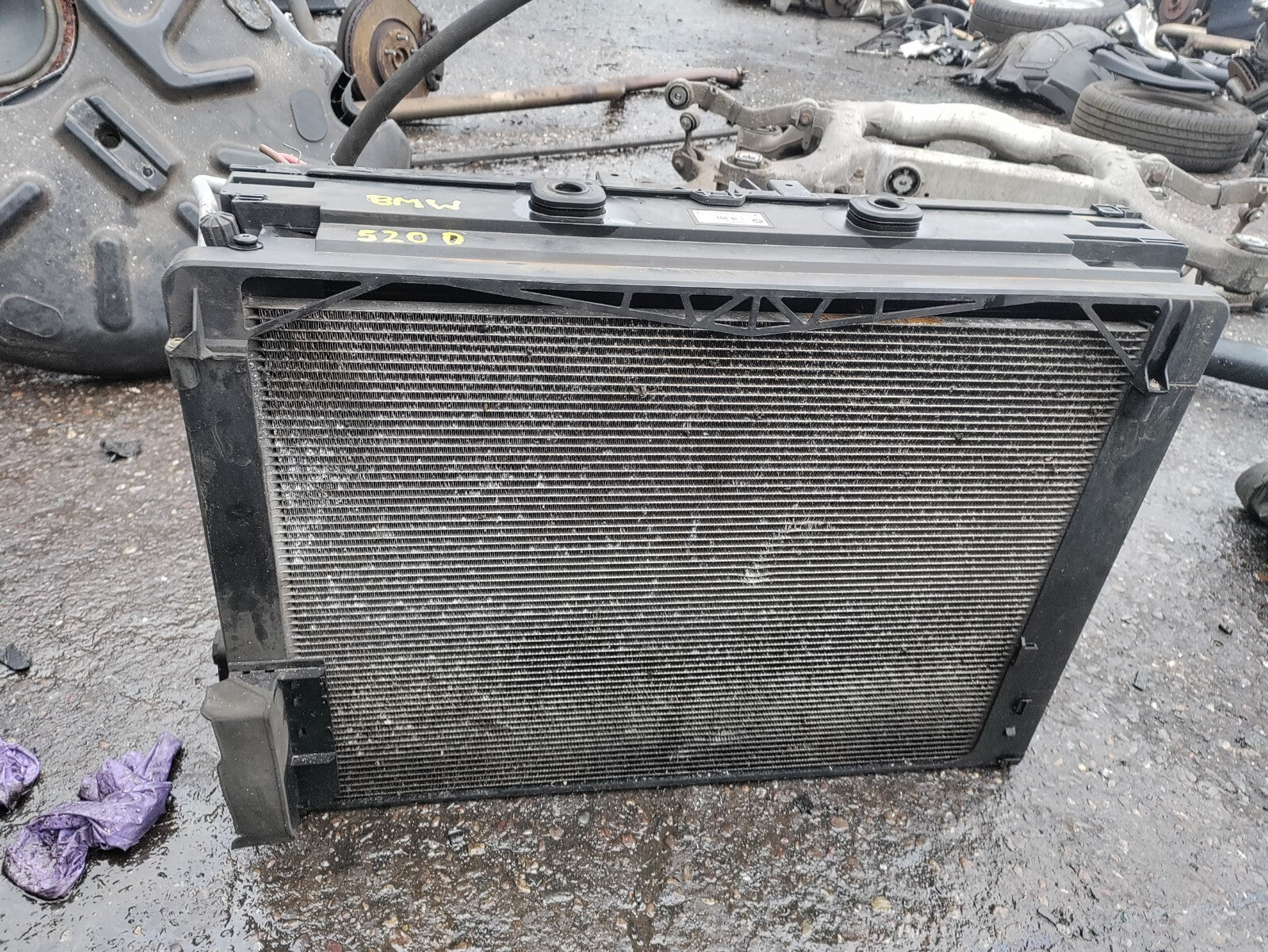2012 BMW 5 SERIES F10 2.0 DIESEL AUTOMATIC RADIATOR RAD-PACK 850917103