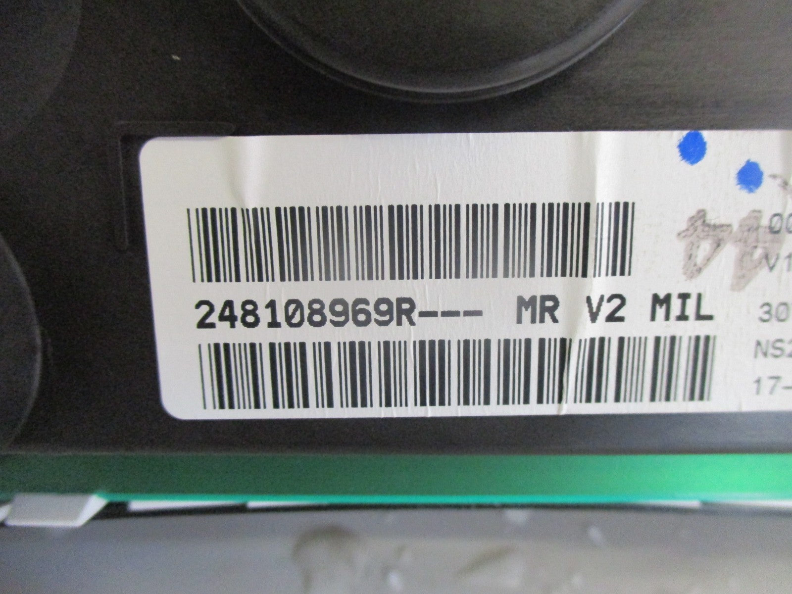 DACIA SANDERO 2015 ELECTRIC SPEEDO METER INSTRUMENT CLUSTER 248108969R
