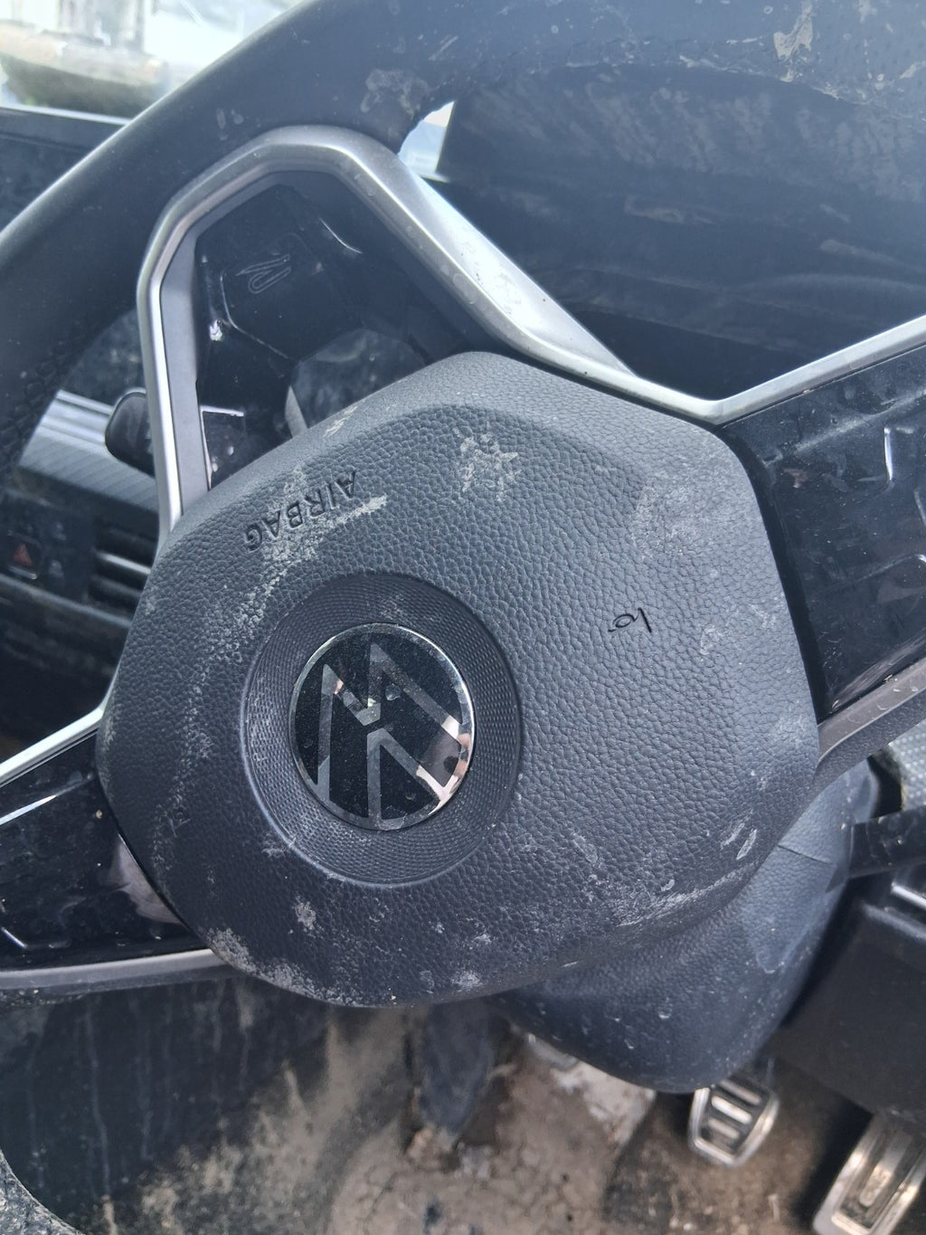 2022 VW VOLKSWAGEN GOLF MK8 R LINE STEERING WHEEL AIRBAG