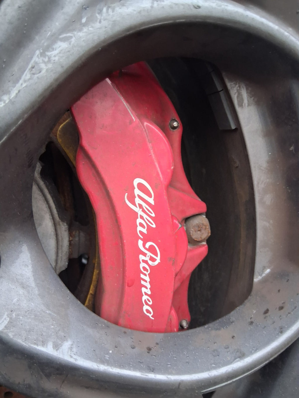 2018 ALFA ROMEO GIULIA 952 QUADRIFOGLIO NSF PASSENGER SIDE FRONT BRAKE CALIPER