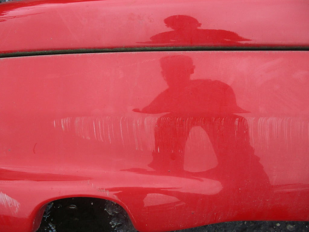 PEUGEOT 206 COMPLETE REAR BUMPER RED 9630919980