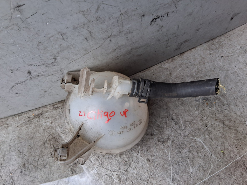 2021 VOLKSWAGEN UP CITIGO 1.0 PETROL COOLANT EXPANSION TANK RESERVOIR 1S0121407