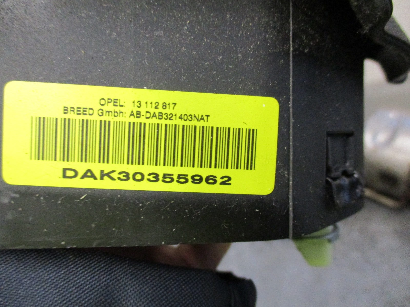 VAUXHALL VECTRA C SIGNUM STEERING WHEEL AIRBAG 13112817