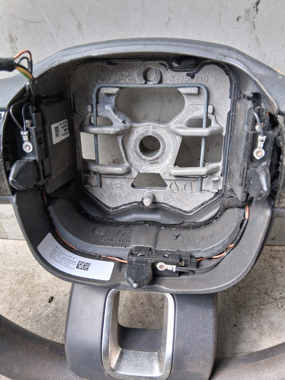 2021 CITROEN C3 MK3 MULTIFUNCTIONAL STEERING WHEEL 98164325ZD