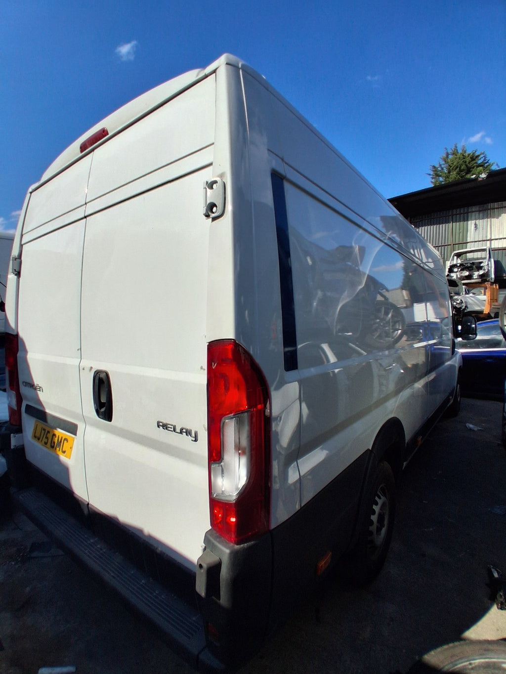 2025 CITROEN RELAY MK3 OSR DRIVER SIDE REAR QUARTER PANEL WHITE
