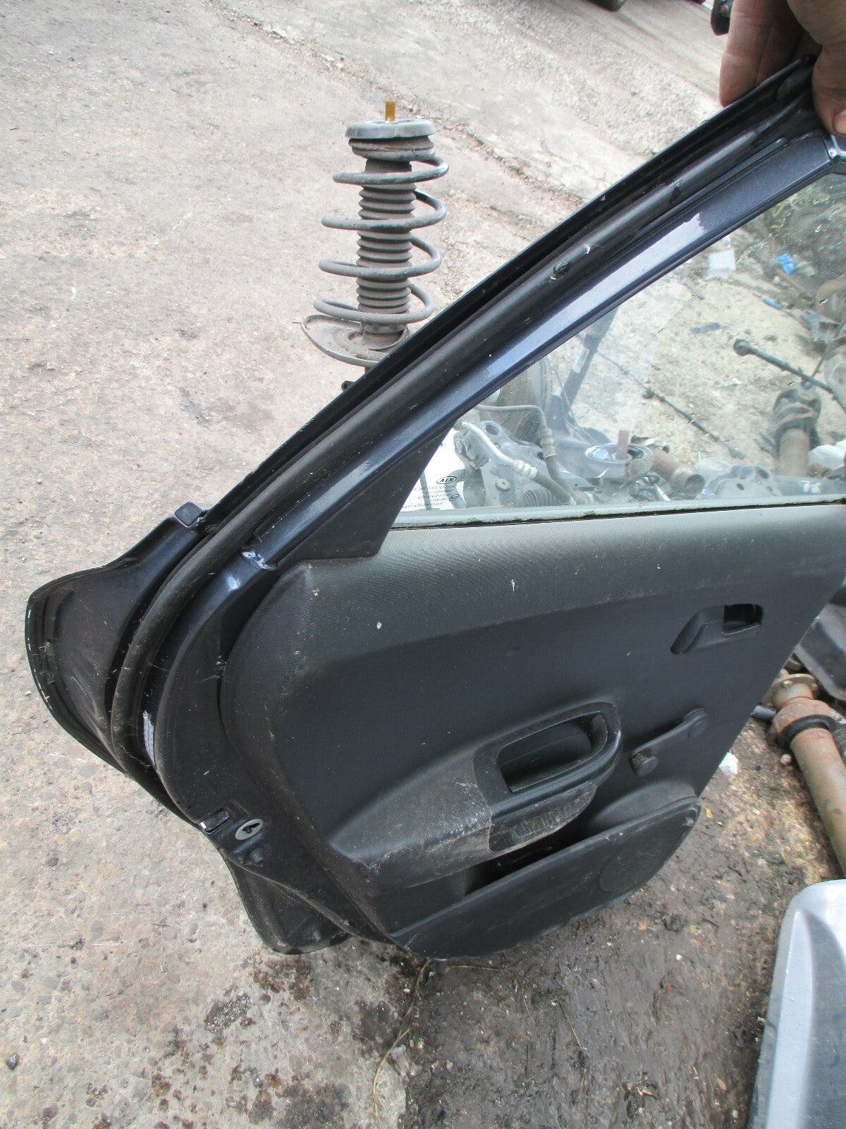 KIA CEED MK1 FACELIFT NSR PASSENGER SIDE REAR COMPLETE DOOR GREY