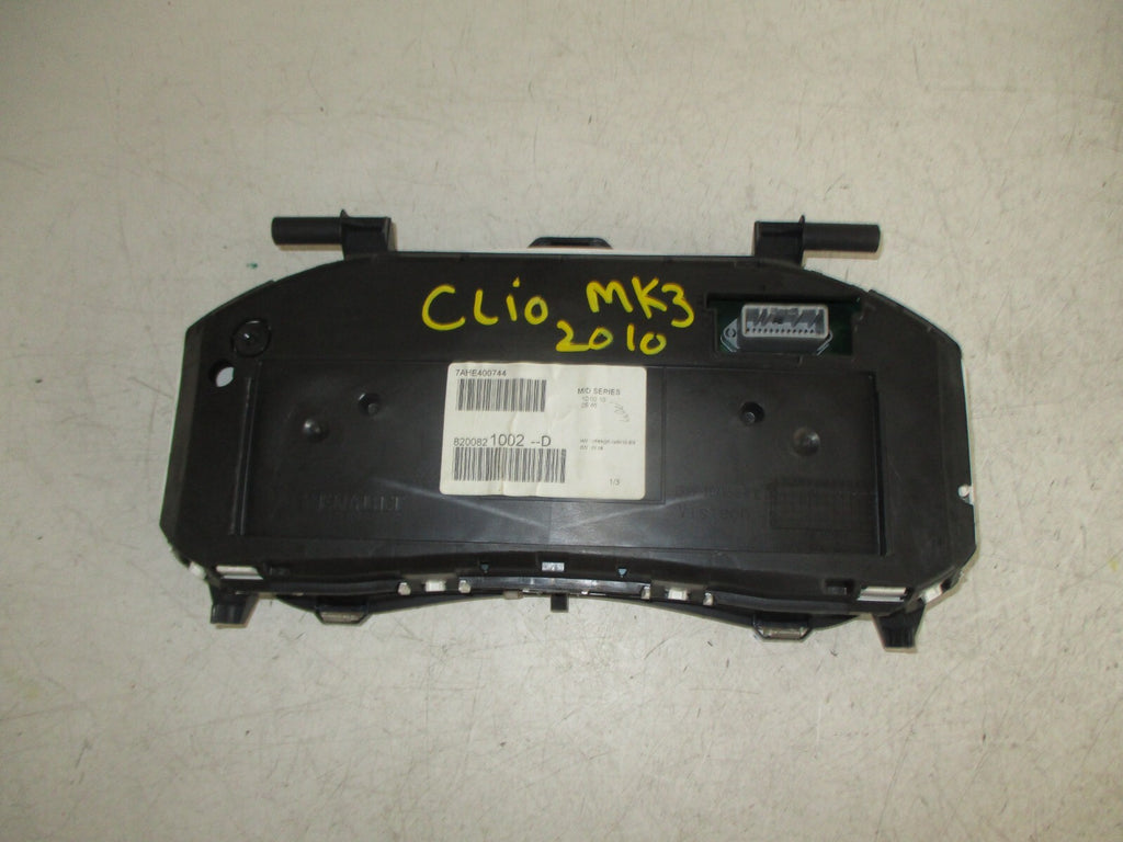 RENAULT CLIO MK3 2010 1.5 DCI SPEEDO SPEEDOMETER INSTRUMENT CLUSTER 8200821002