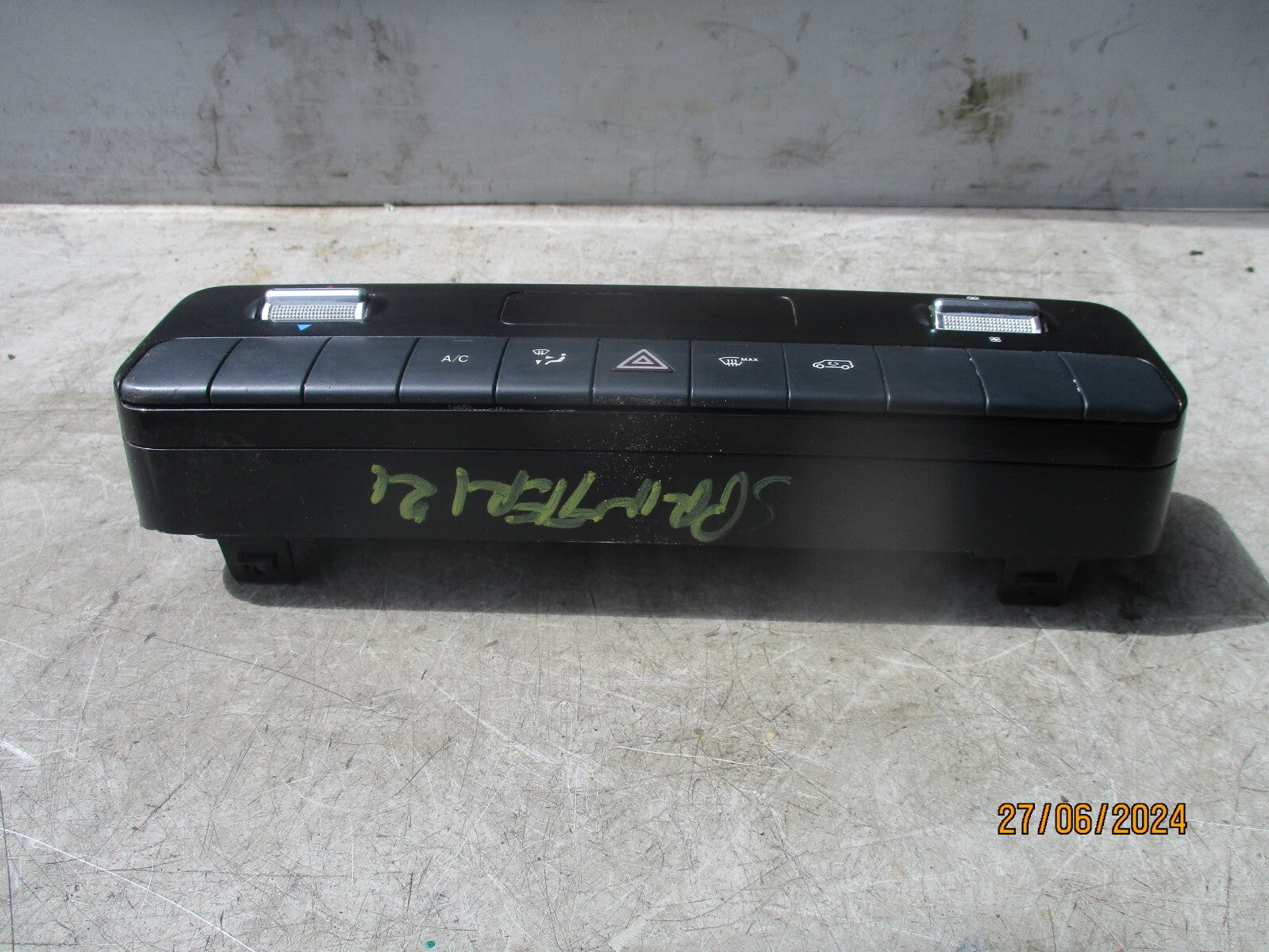 2021 MERCEDES SPRINTER W907 AIR CON HEATER CONTROL PANEL A9079054806
