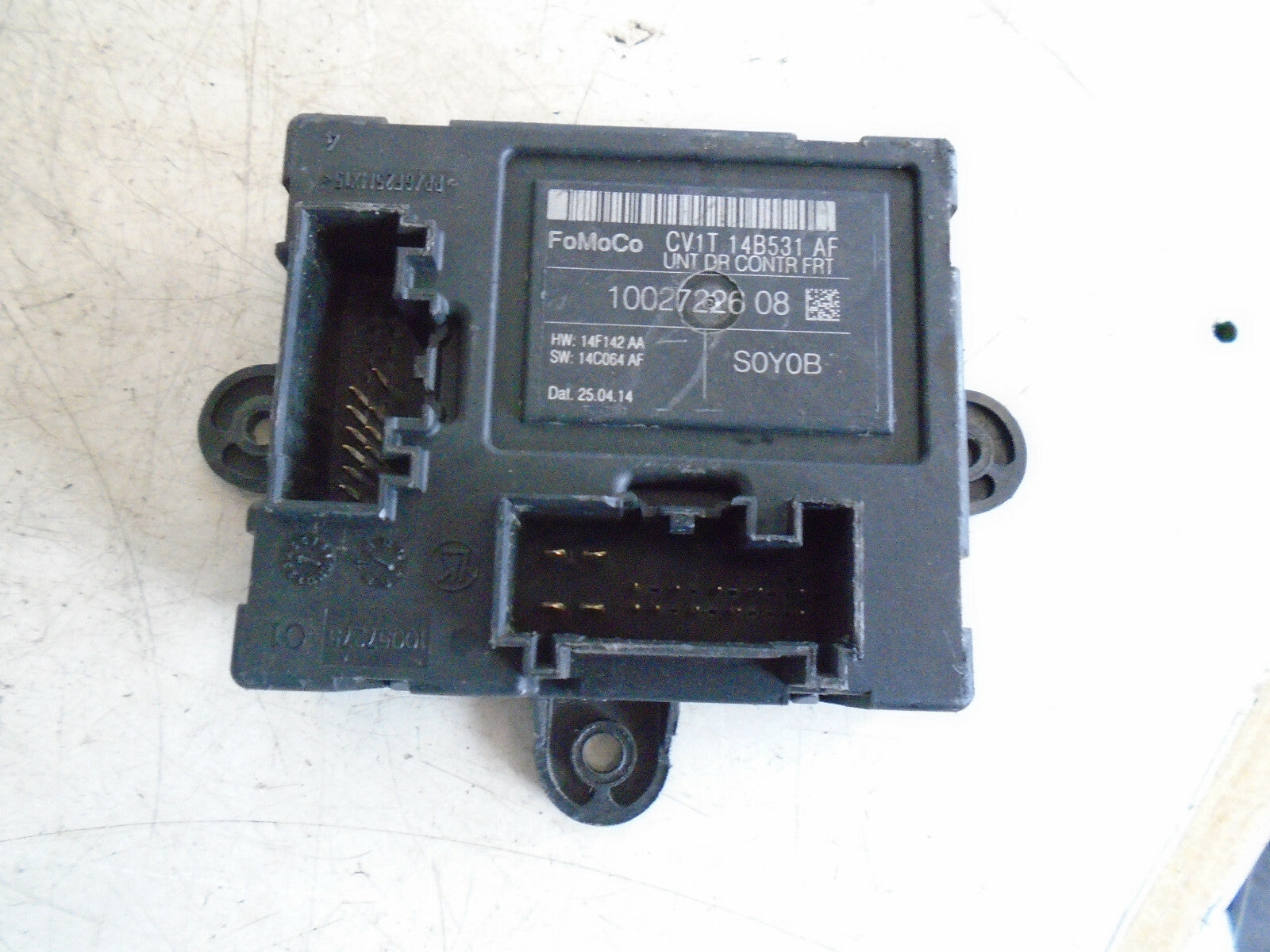 FORD FIESTA MK7 2014 3 DOOR OS DRIVER SIDE DOOR CONTROL MODULE CV1T14B531AF