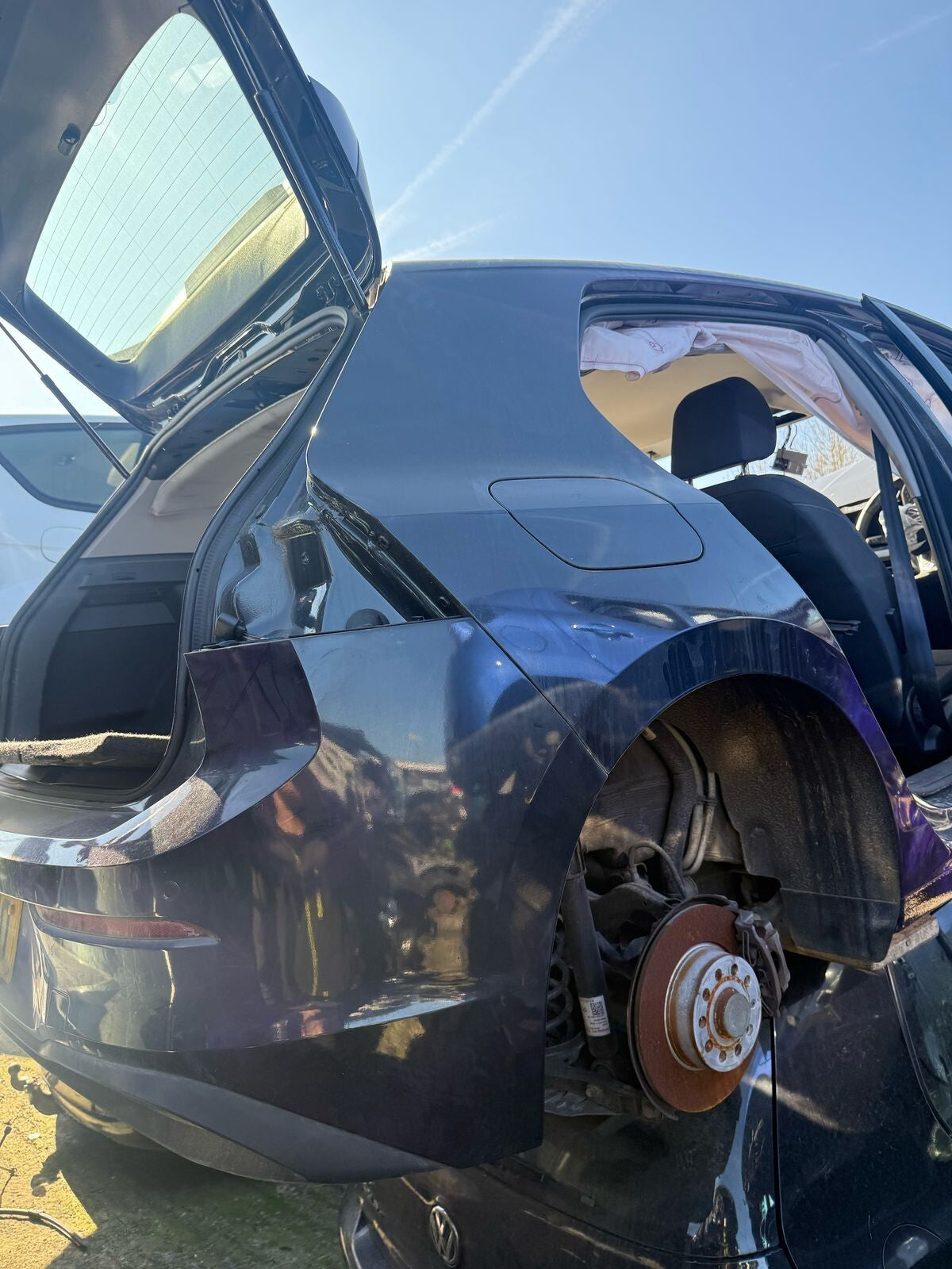2023 VOLKSWAGEN GOLF MK8 OSR DRIVER SIDE REAR QUARTER CUT