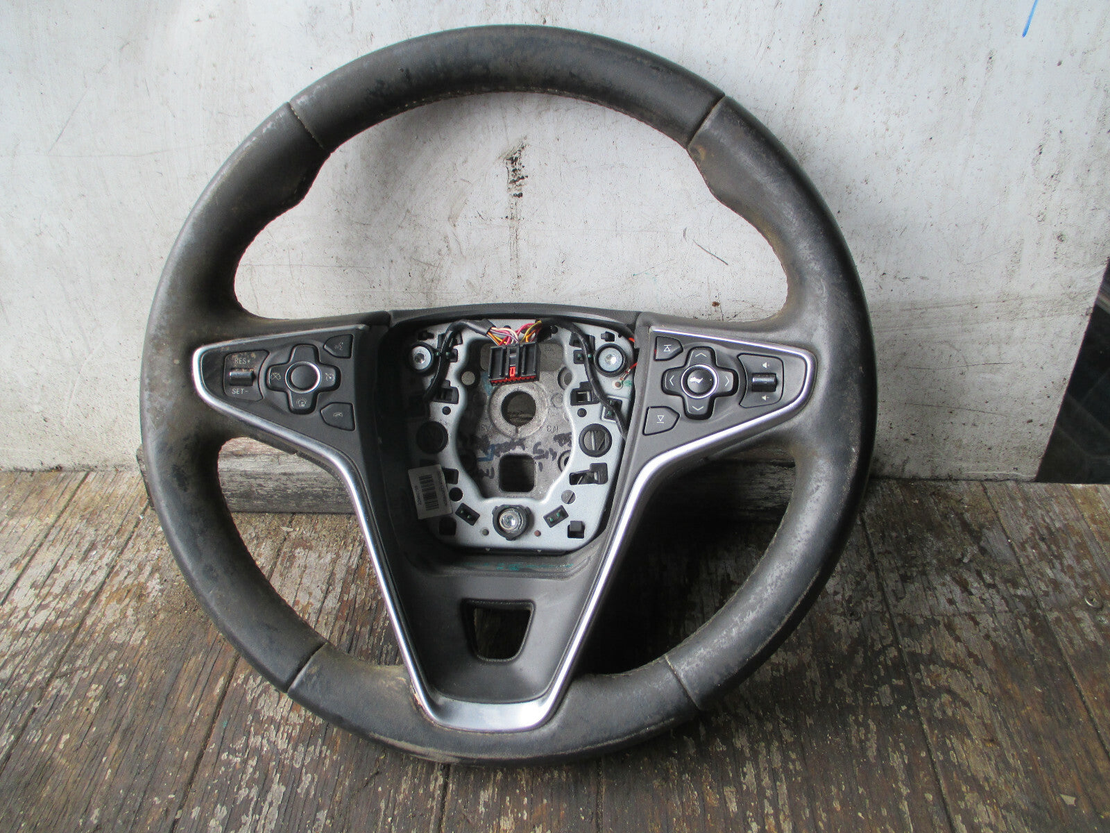 VAUXHALL INSIGNIA MK1 2013-2015 MULTIFUNCTION LEATHER STEERING WHEEL 22992758