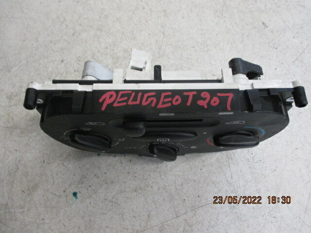 PEUGEOT 206 2003 HEATER AC CLIMATE CONTROL SWITCH PANEL