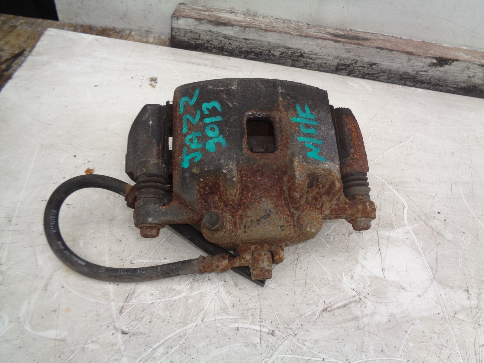 HONDA JAZZ MK3 2013 NSF PASSENGER SIDE FRONT BRAKE CALIPER
