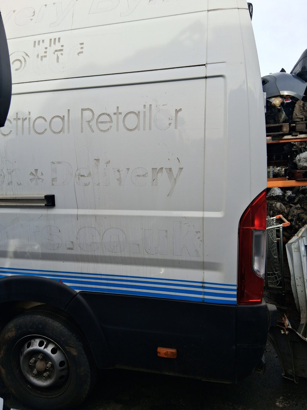 2023 FIAT DUCATO MK3 NSR PASSENGER SIDE REAR LEFT QUARTER PANEL