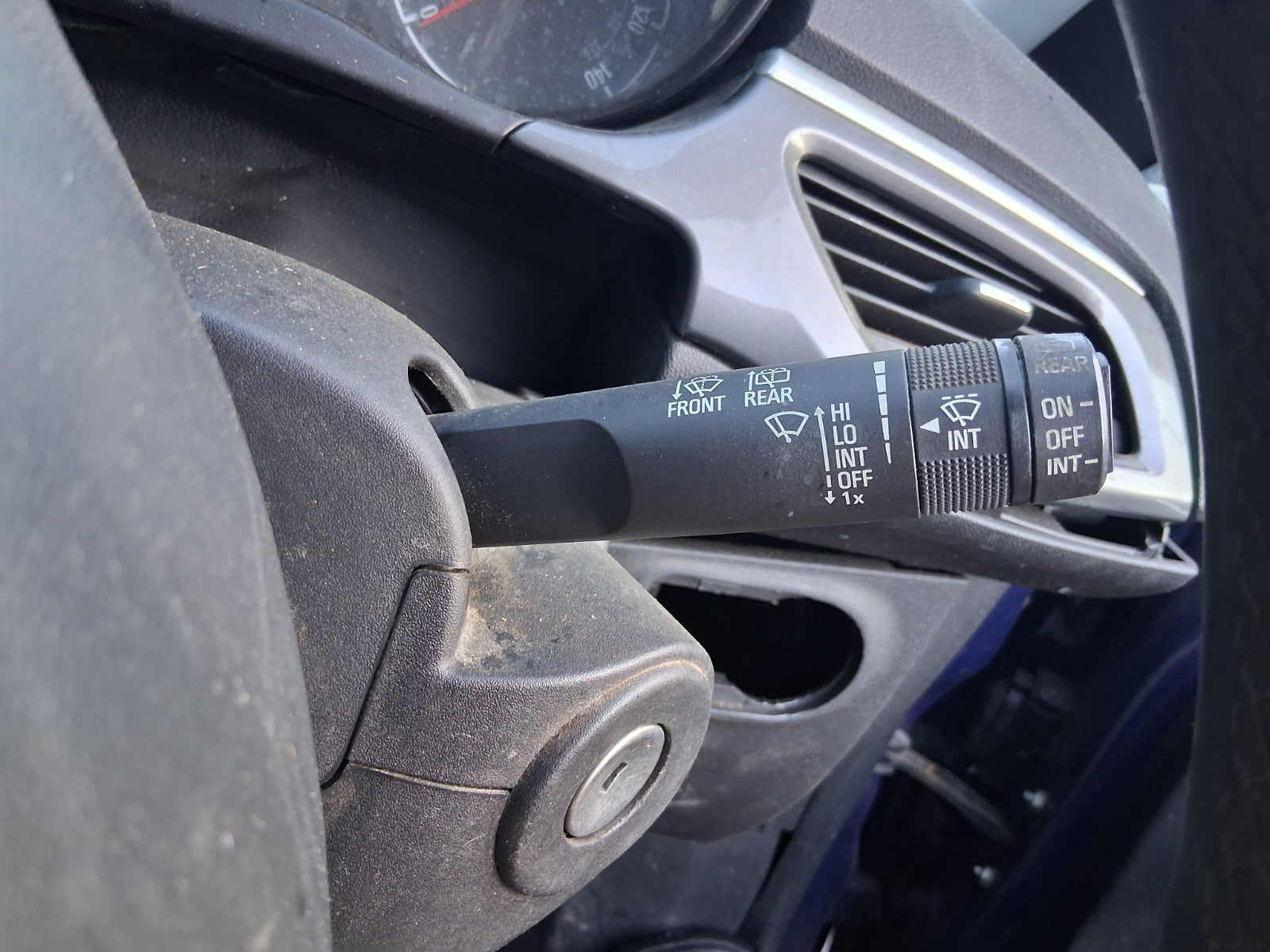 2016 VAUXHALL CORSA E INDICATOR WIPER COMBINATION SWITCH STALK SQUIB RING