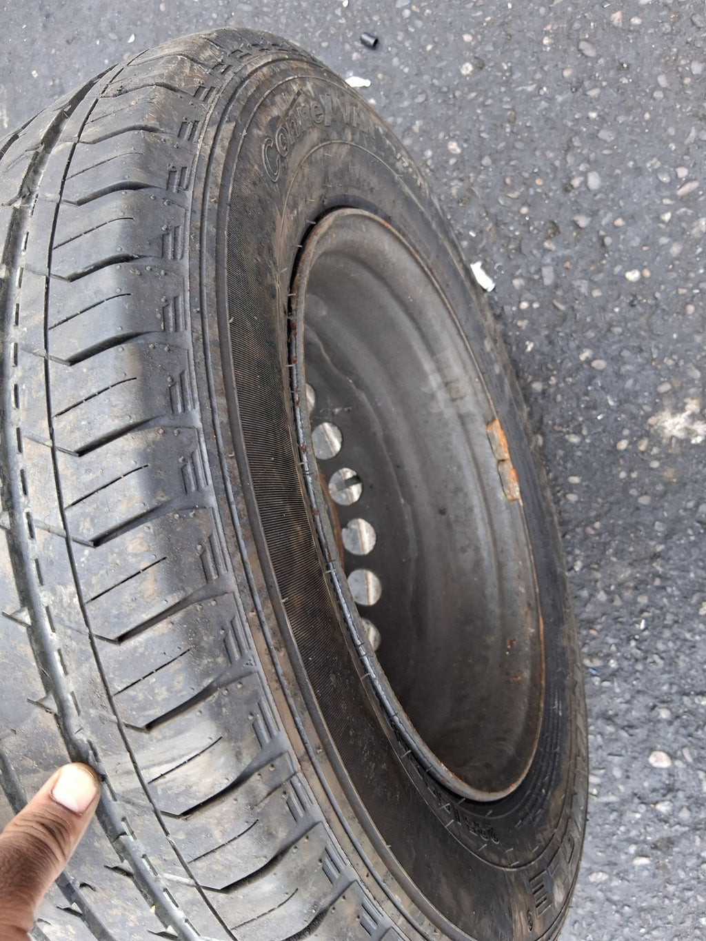2020 MERCEDES BENZ SPRINTER W907 16 INCH STEEL WHEEL WITH TYRE 235/65R16
