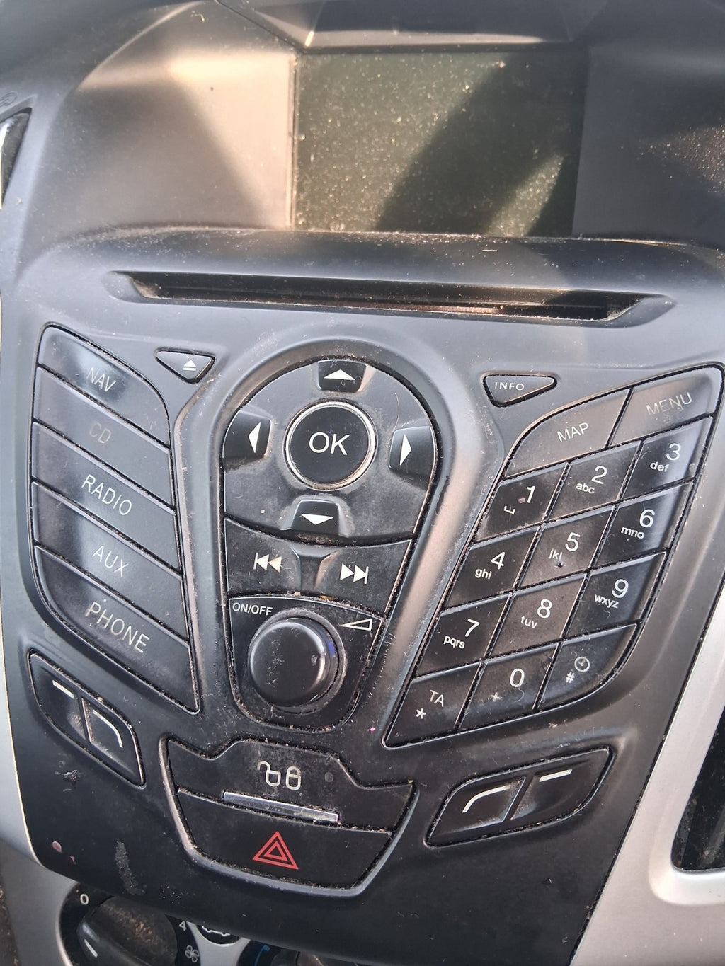 2013 FORD FOCUS MK3 HATCHBACK FRONT RADIO MULTIMEDIA SWITCH CONTROL PANEL TRIM