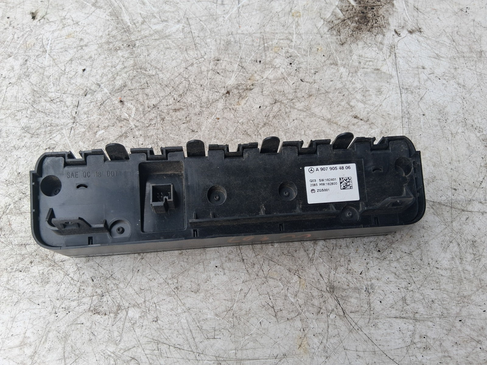 2020 MERCEDES BENZ SPRINTER W907 AC HEATER CLIMATE CONTROL SWITCH A9079054806