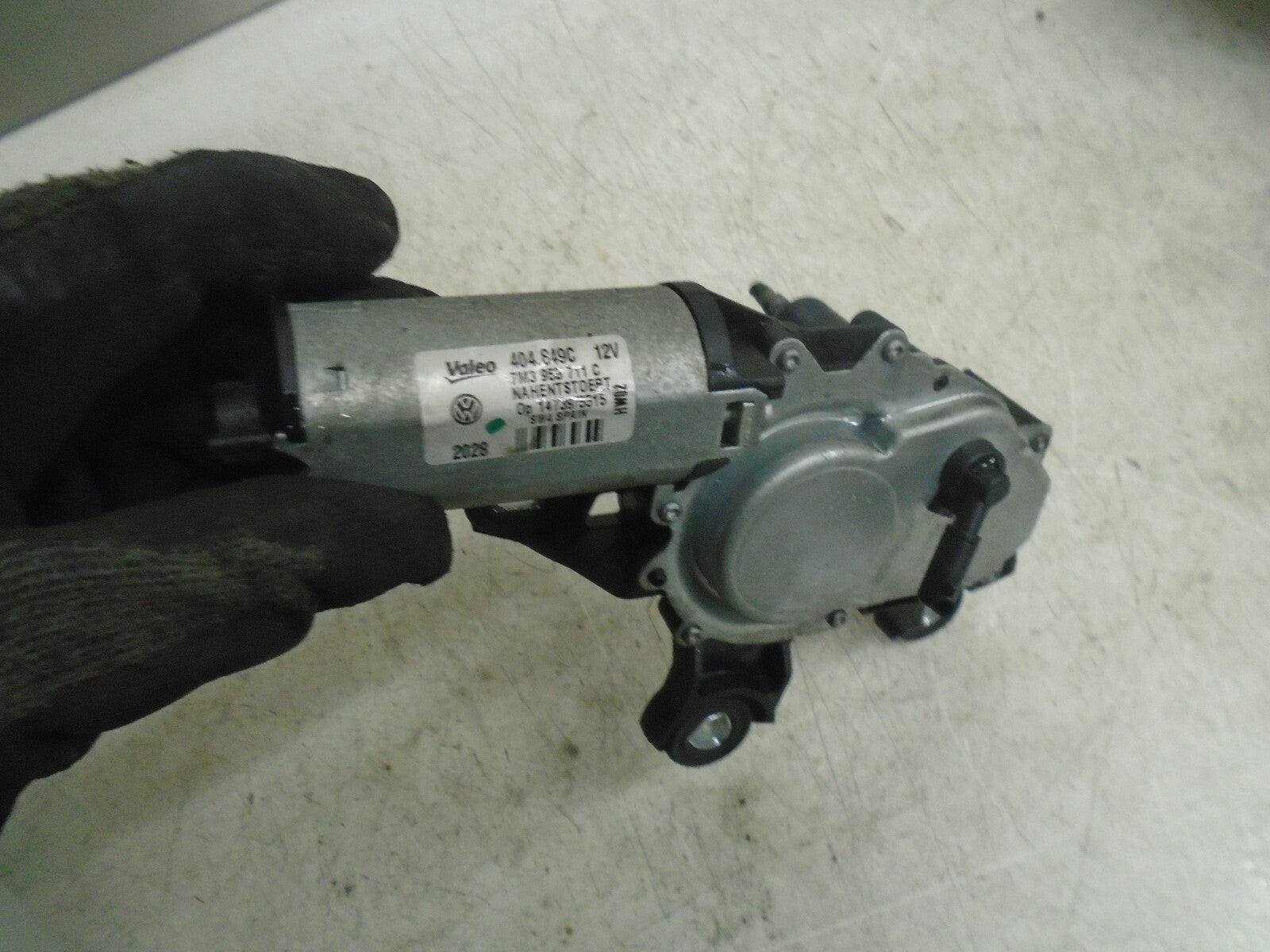 VW VOLKSWAGEN SHARAN 2006 REAR WINDSCREEM WIPER MOTOR MECH 7M3955711C