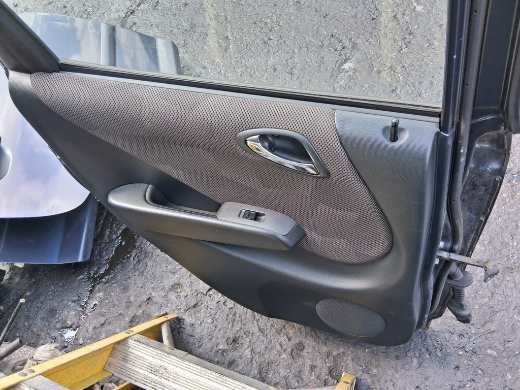 2007 HONDA JAZZ MK2 NSR PASSENGER SIDE REAR LEFT COMPLETE DOOR BLUE