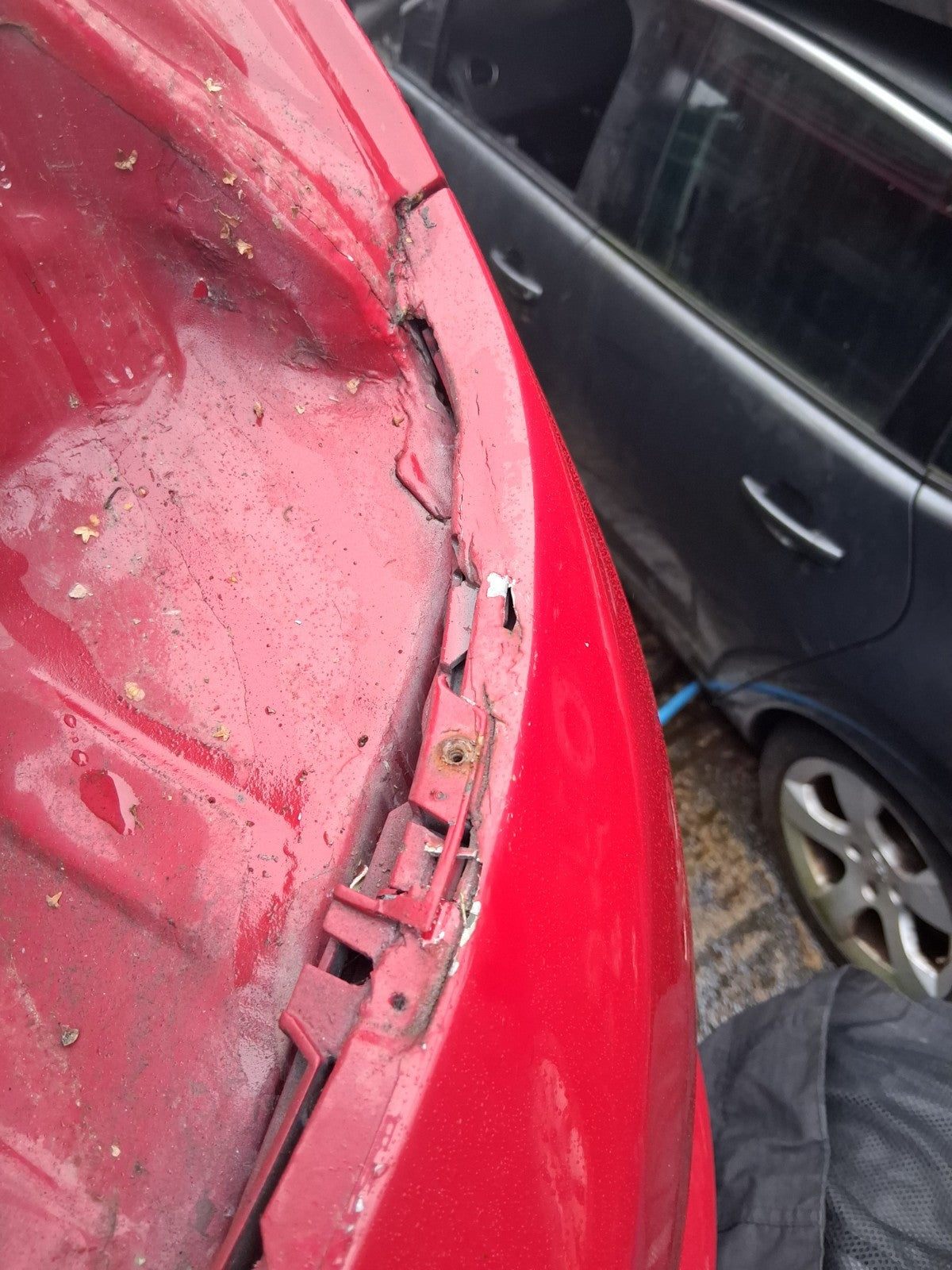 2014 VW VOLKSWAGEN SCIROCCO MK3 COMPLETE REAR BUMPER WITH PDC SALSA RED LA3H