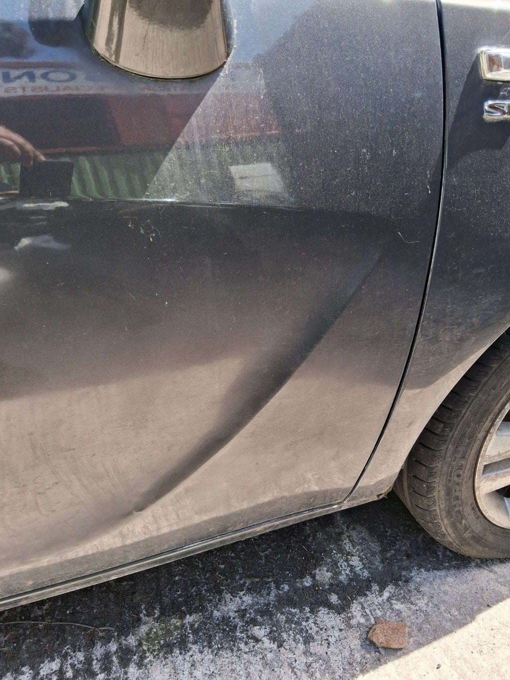 2016 VAUXHALL MERIVA B MK2 OSF DRIVER SIDE FRONT RIGHT BARE DOOR GREY