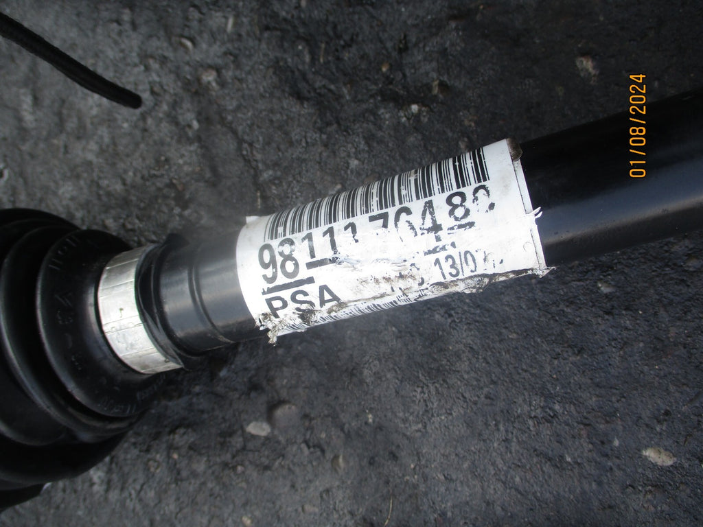 VAUXHALL GRANDLAND X 2023 1.5 DIESEL AUTO OS DRIVER SIDE DRIVESHAFT 9811176480