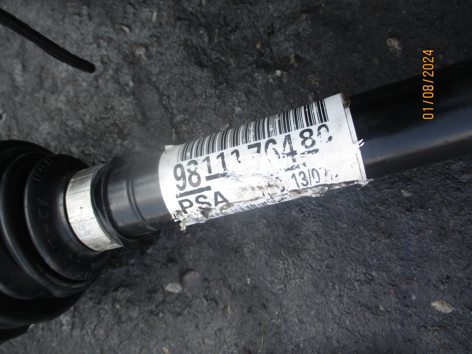 VAUXHALL GRANDLAND X 2023 1.5 DIESEL AUTO OS DRIVER SIDE DRIVESHAFT 9811176480
