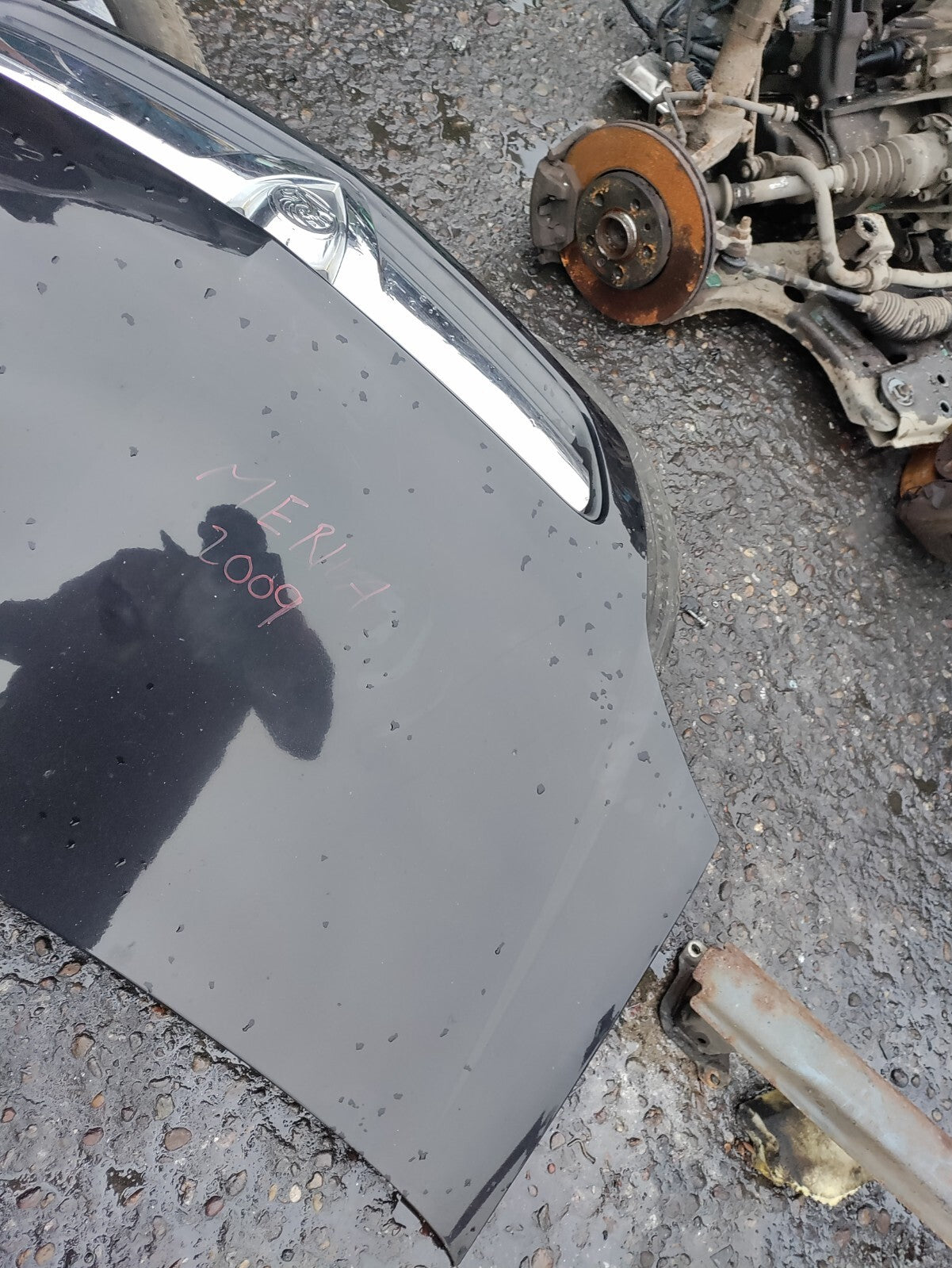 2009 VAUXHALL MERIVA A BONNET HOOD PANEL BLACK