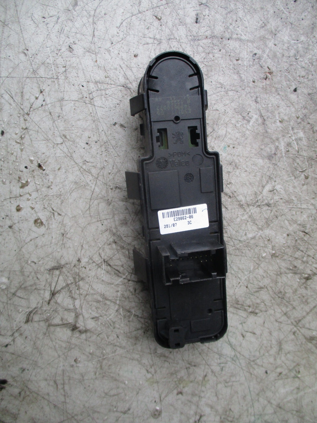 2007 PEUGEOT EXPERT MK2 OS DRIVER SIDE WINDOW SWITCH E29862