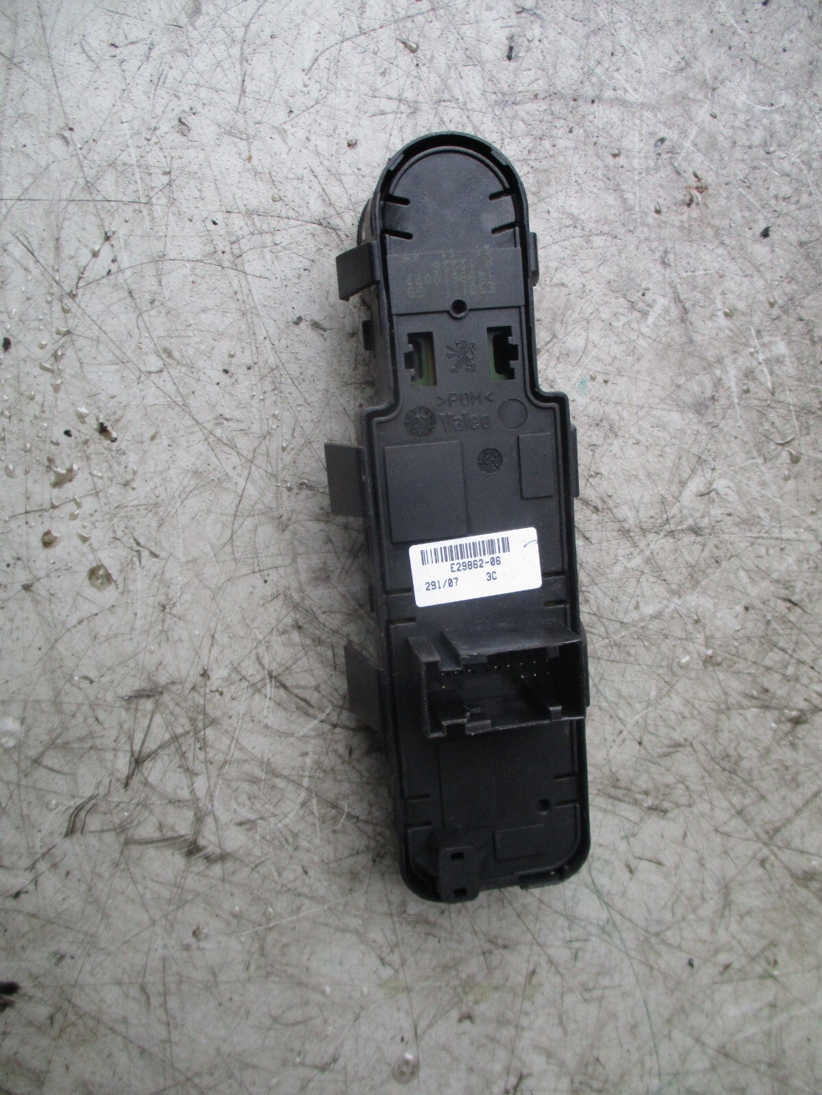 2007 PEUGEOT EXPERT MK2 OS DRIVER SIDE WINDOW SWITCH E29862