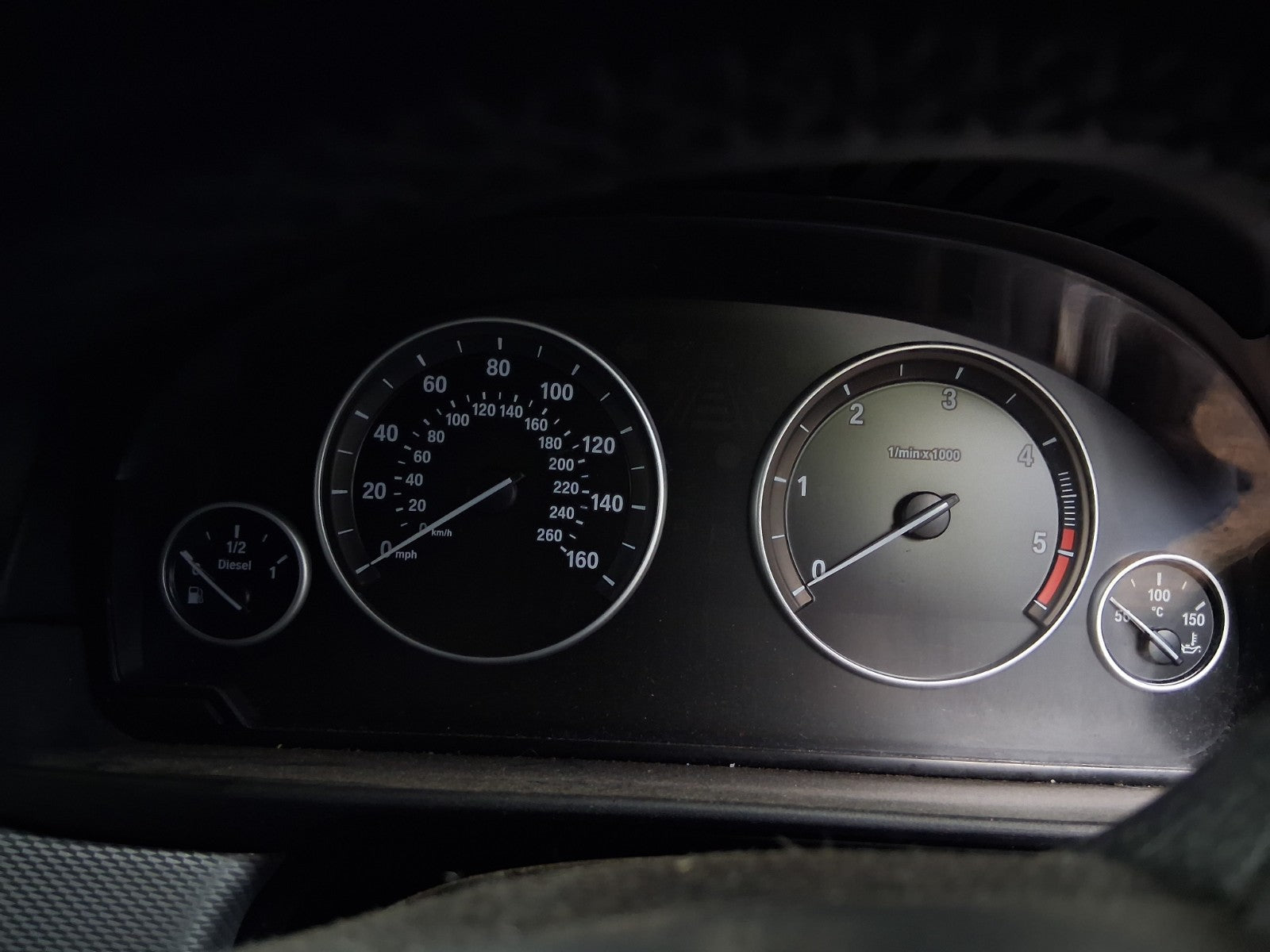 2010 BMW 5 SERIES F10 M SPORT 2.0 DIESEL MANUAL SPEEDOMETER INSTRUMENT CLUSTER