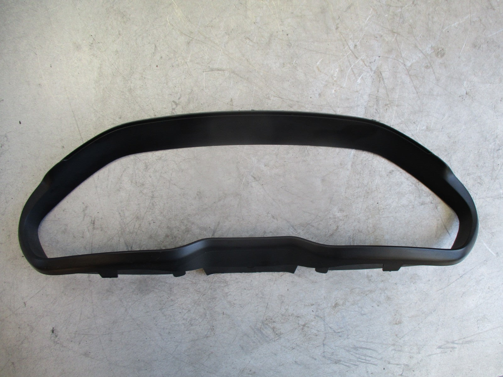 PEUGEOT 208 2016 PLASTIC DASH TRIM COVER SURROUND SPEEDO CLOCKS BLACK 9673859177