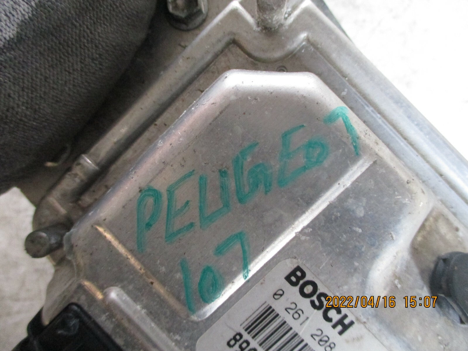 PEUGEOT 107 2005-2014 ENGINE CONTROL MODULE 0261208702