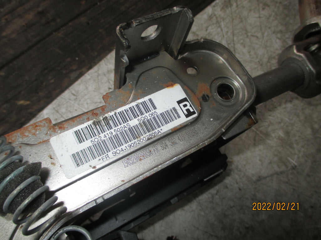 VW VOLKSWAGEN GOLF 2018 MK 7 STEERING COLUMN 5Q2419502AS