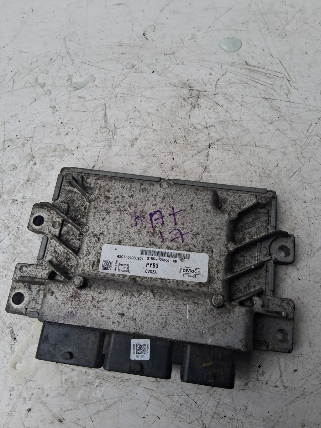 2017 FORD KA + ENGINE ECU CONTROL MODULE A2C7554030201