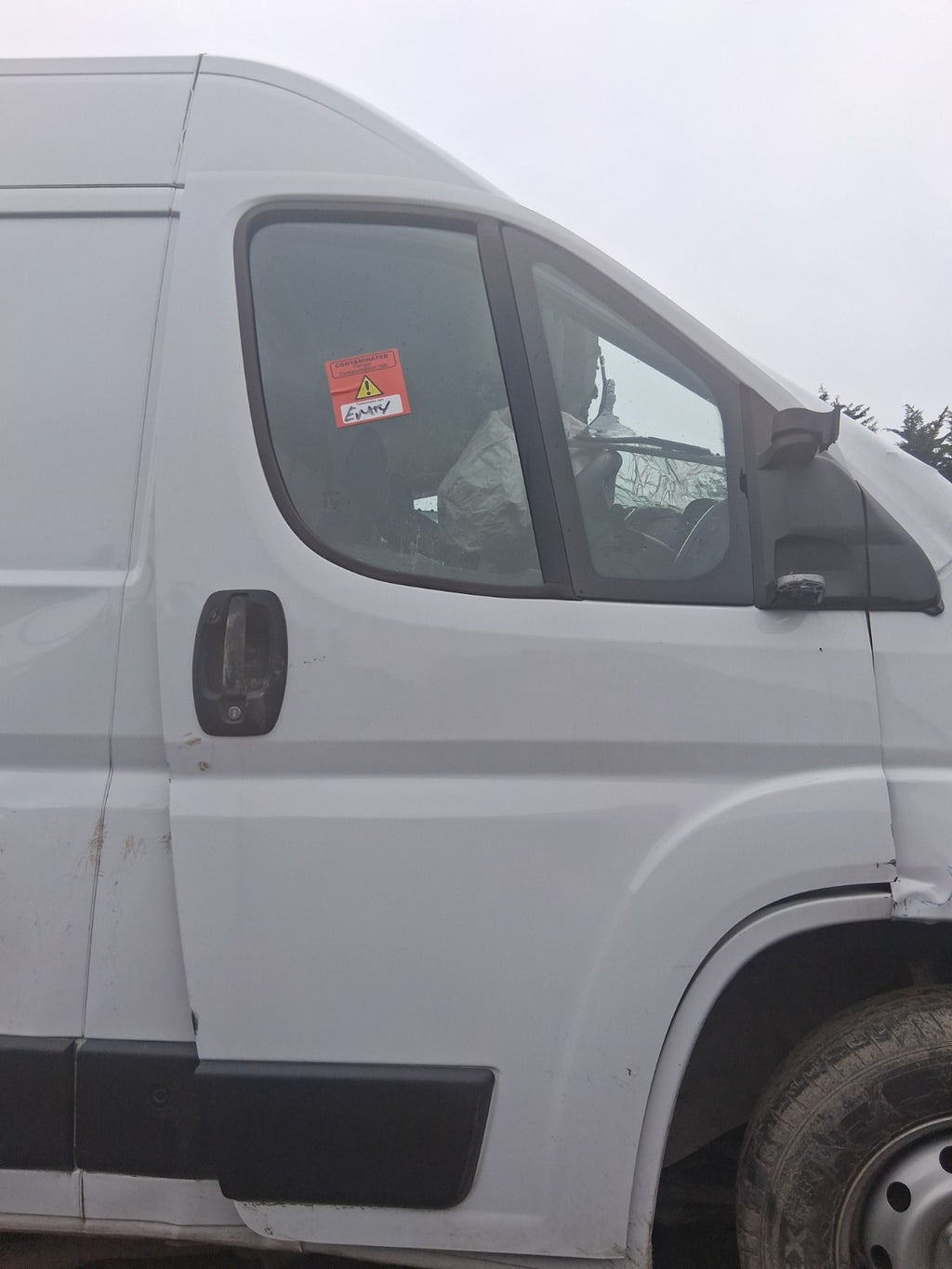 2025 FIAT DUCATO MK3 HIGH ROOF OSF DRIVER SIDE FRONT RIGHT BARE DOOR WHITE