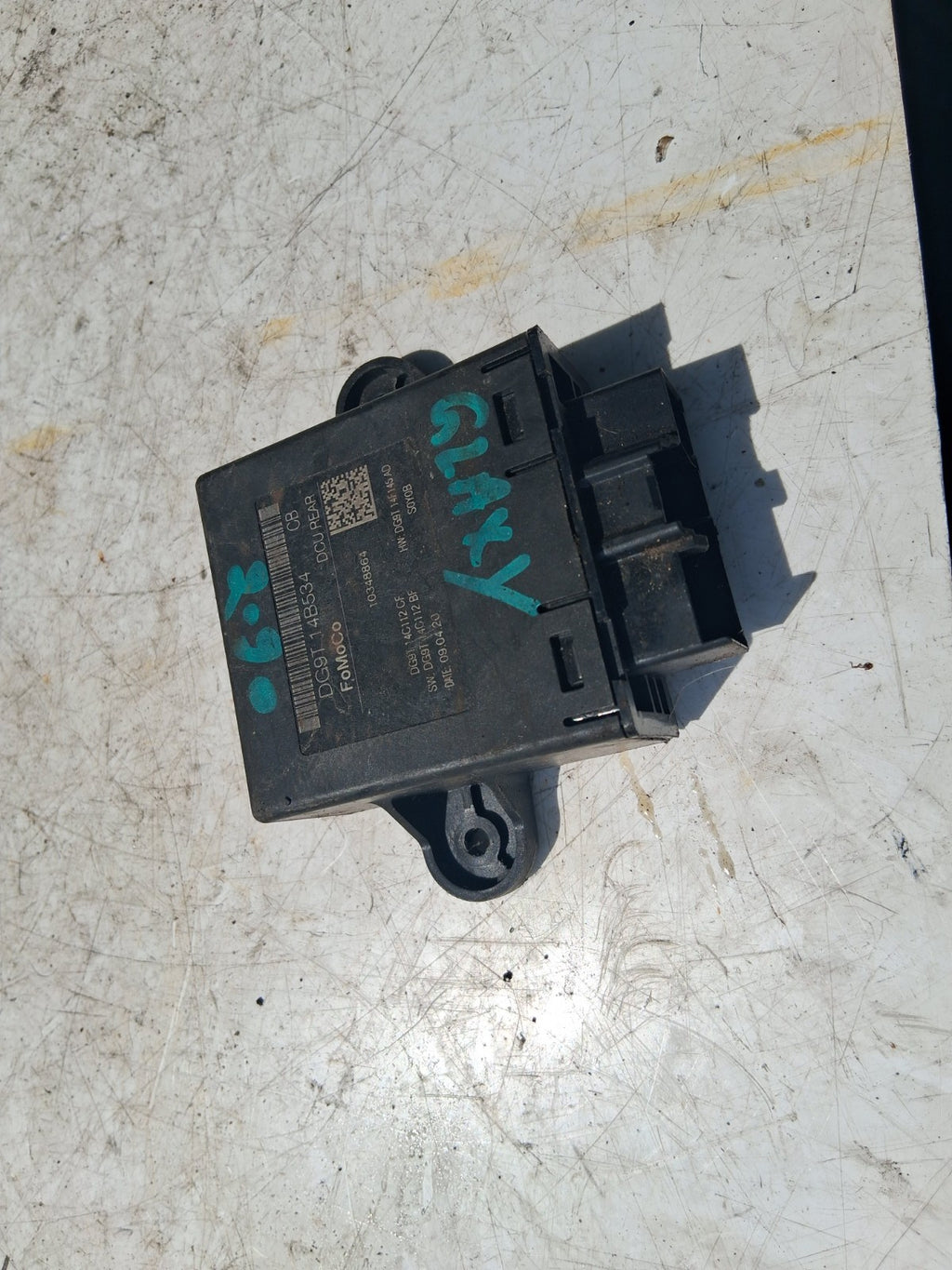 2019 FORD GALAXY MK4 OSR DRIVER SIDE REAR RIGHT DOOR CONTROL MODULE DG9T14B534