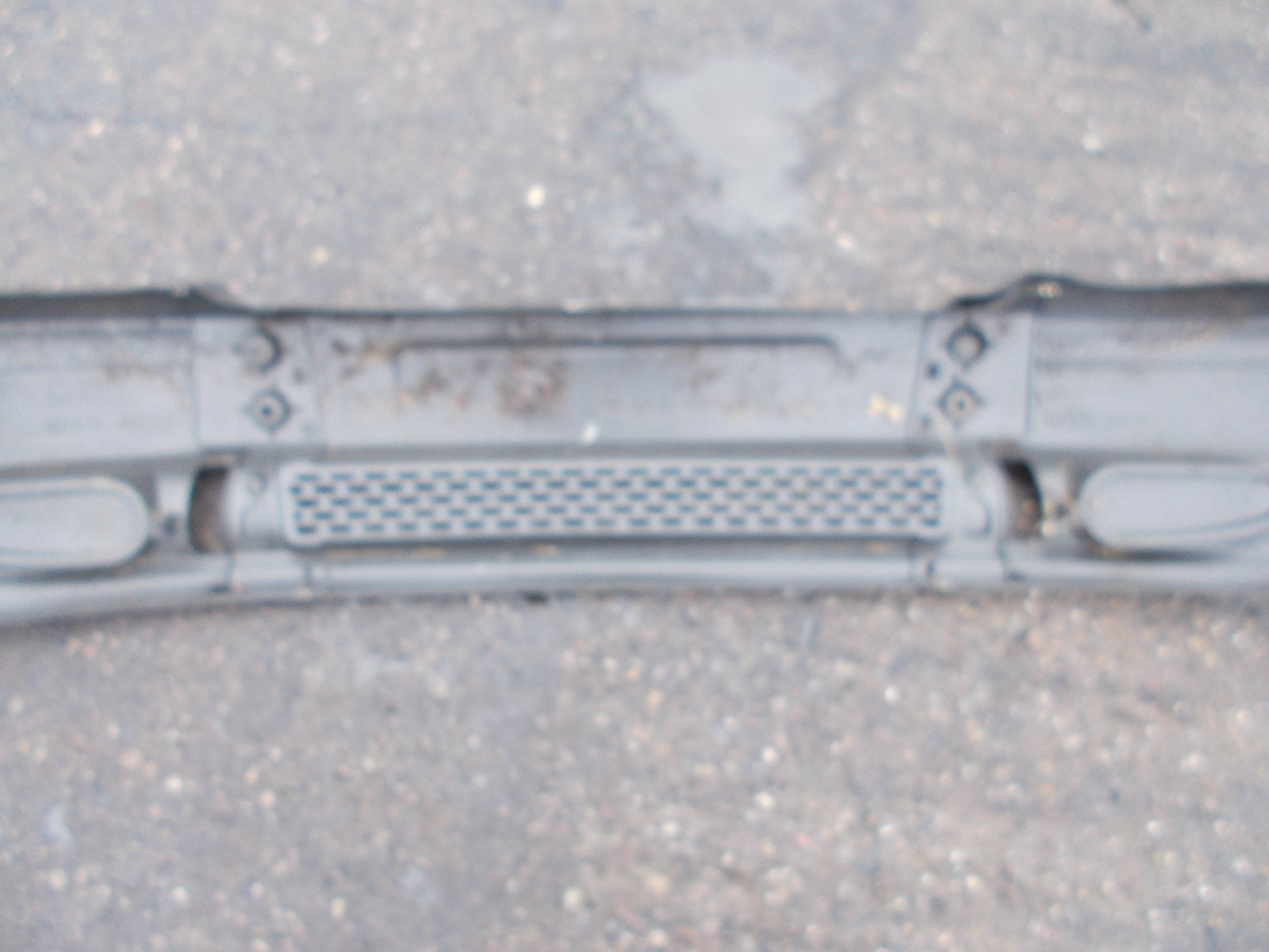 RENAULT KANGOO 2002 PANEL VAN REAR BUMPER BLACK