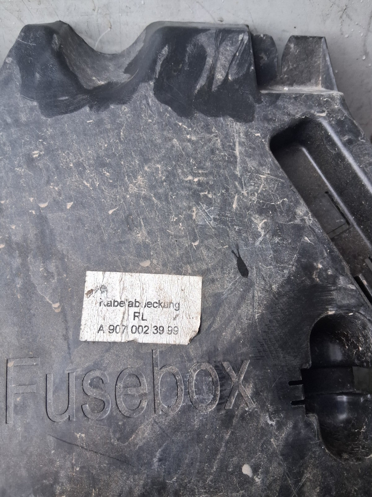 2024 MERCEDES SPRINTER TOOL KIT STORAGE COMPARTMENT A9075460900