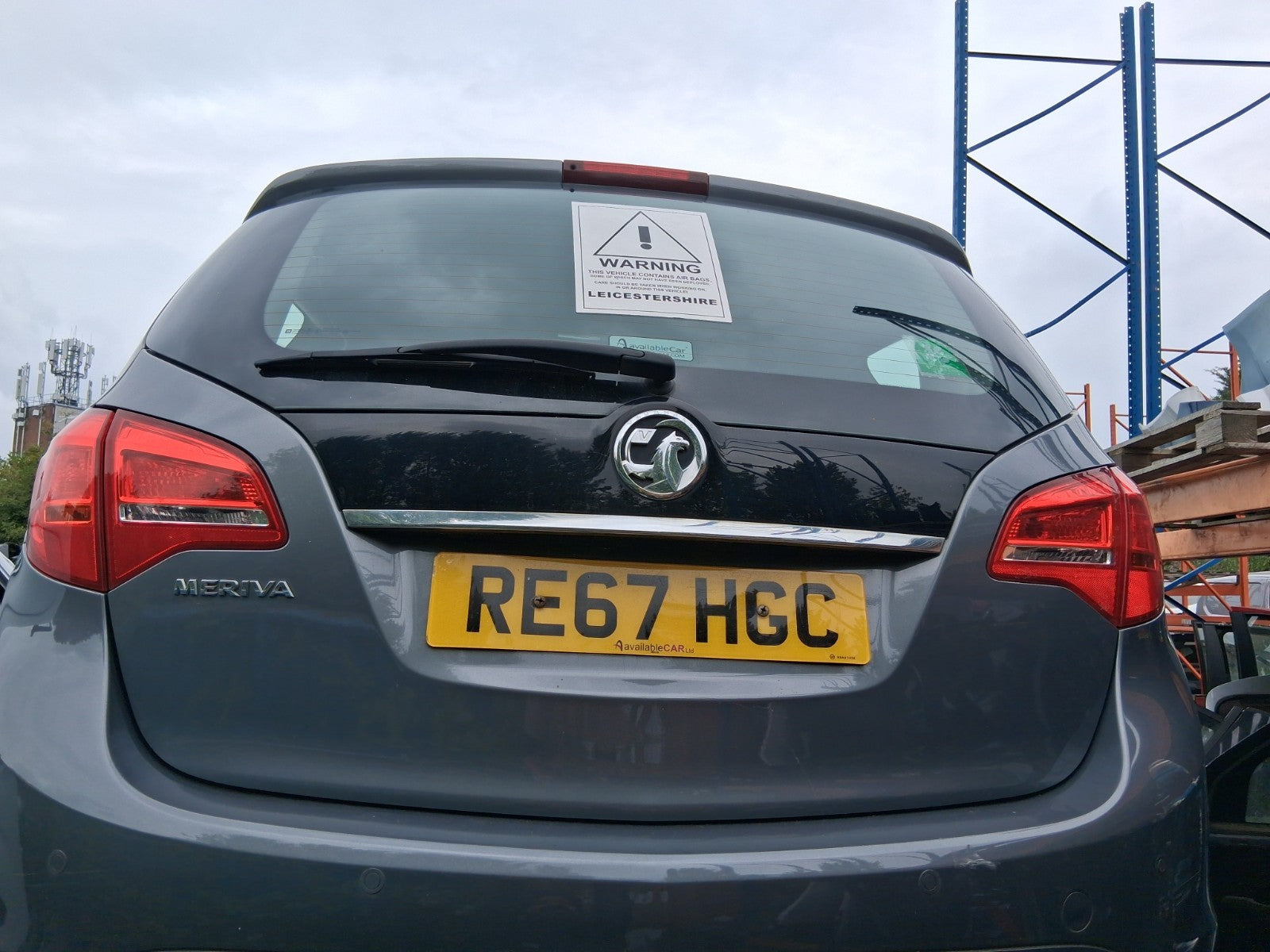 2017 VAUXHALL MERIVA B MK2 FRONT BONNET HOOD PANEL SHINY GREY Z195