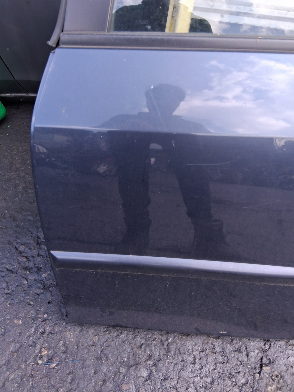 2007 HONDA JAZZ MK2 NSR PASSENGER SIDE REAR LEFT COMPLETE DOOR BLUE